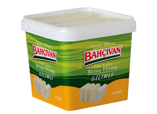 BAHCIVAN Full Fat Sliced White Feta Cheese 420g