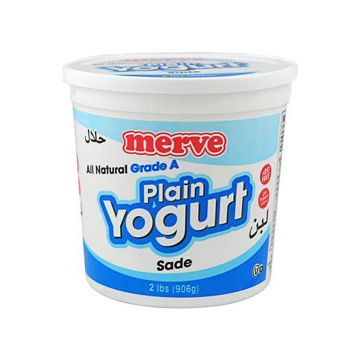MERVE Plain Whole Milk Yogurt (Sade) 906g