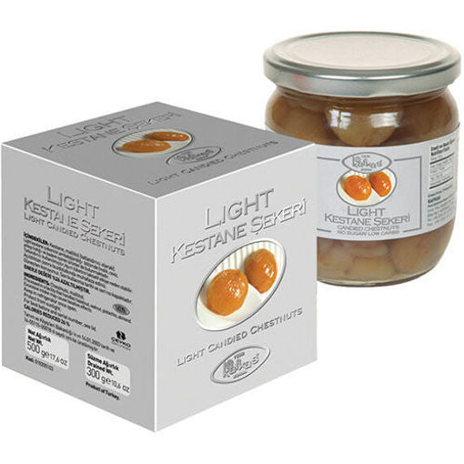 KAFKAS Light Candied Chestnuts in Syrup 500g