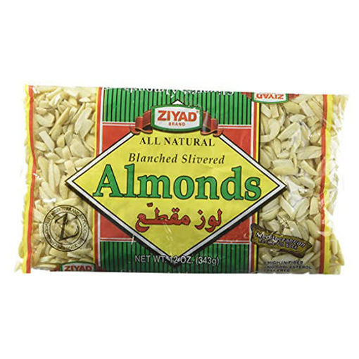 ZIYAD Blanched Slivered Almonds 343g