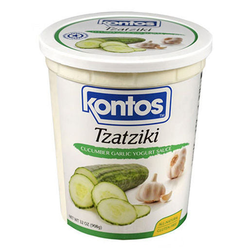 KONTOS Tzatziki (Cucumber Garlic Yogurt Sauce) 908g