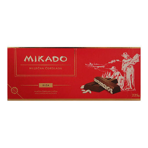 ZVECEVO Mikado Rice Chocolate 225g