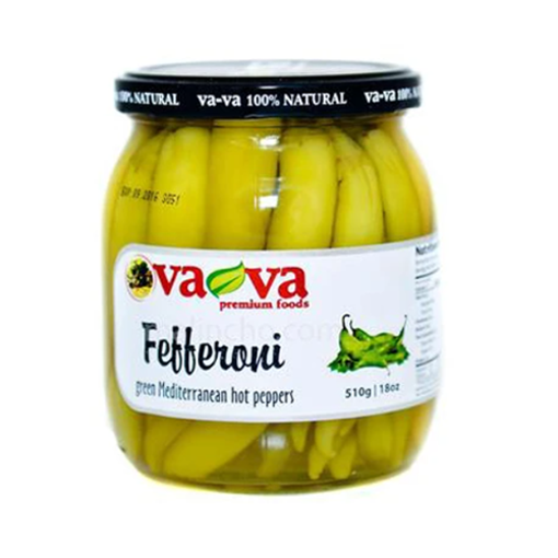 VAVA Hot Fefferoni Peppers 510g