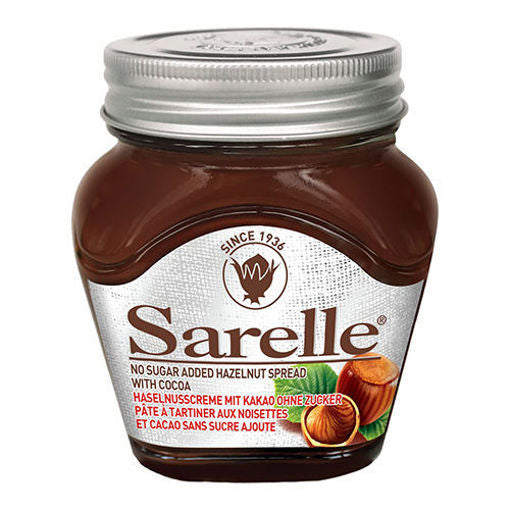 SARELLE Cocoa Spread w/Hazelnut ''No Sugar Added'' 350g
