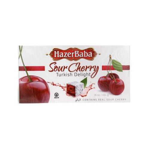 HAZERBABA Turkish Delight w/Sour Cherry 454g