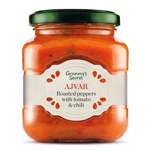 GRANNY'S SECRET Ajvar Roasted Peppers w/Chili 550g