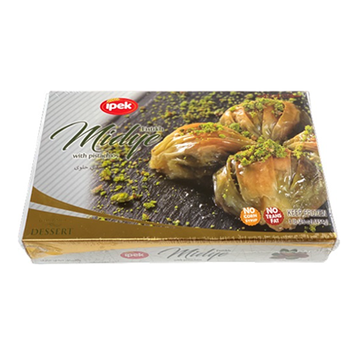 IPEK Midye Baklava w/Pistachios 454g