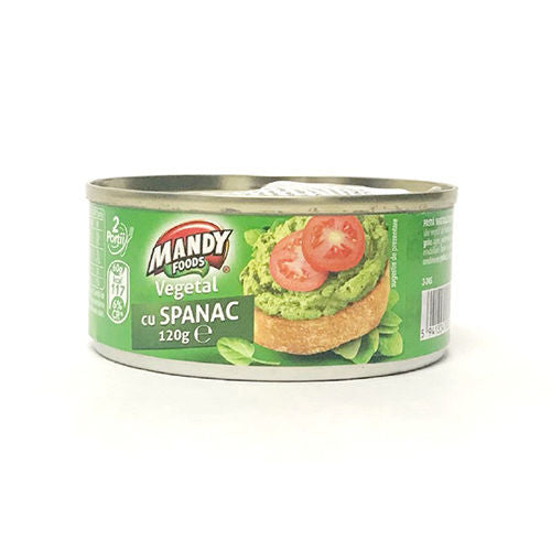 MANDY Vegetal cu Spanac (Veggie Pate w/Spinach) 120g