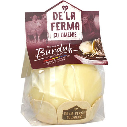DE LA FERMA Branza de Burduf (Cow & Milk Cheese) 350g