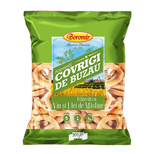 BOROMIR Covrigi de Buzau Pretzels (Seasoned w/Wine & Olive Oil) 200g