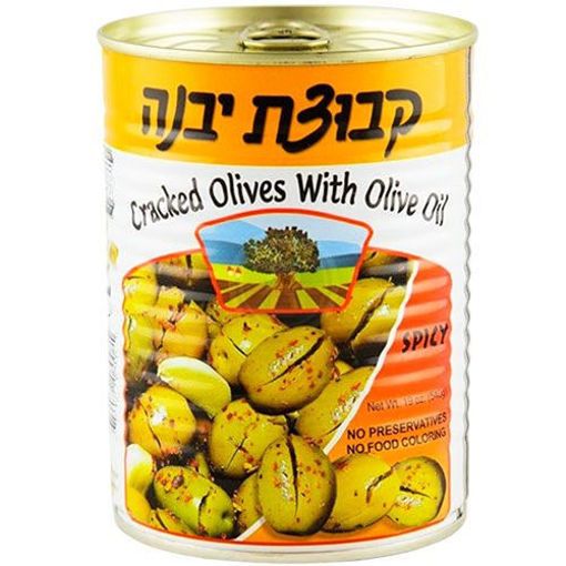 KVUZAT YAVNE Green Olives w/Olive Oil 540g