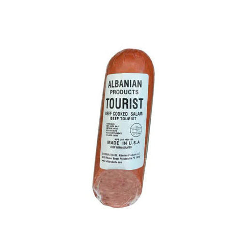 ALBANIAN Tourist Beef Cooked Salami per lb. (approx 0.9-1.10lbs)
