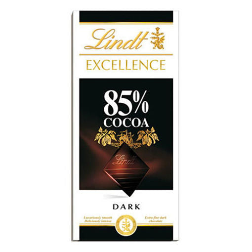 LINDT %85 Cocoa Dark Chocolate Bar 100g