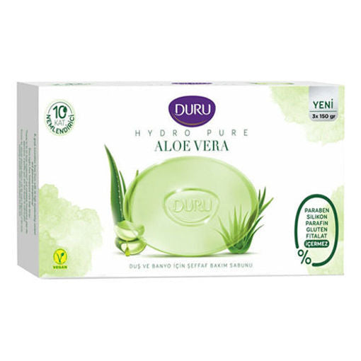 DURU Hydro Pure Aloe Vera Soap 150g x 3pc