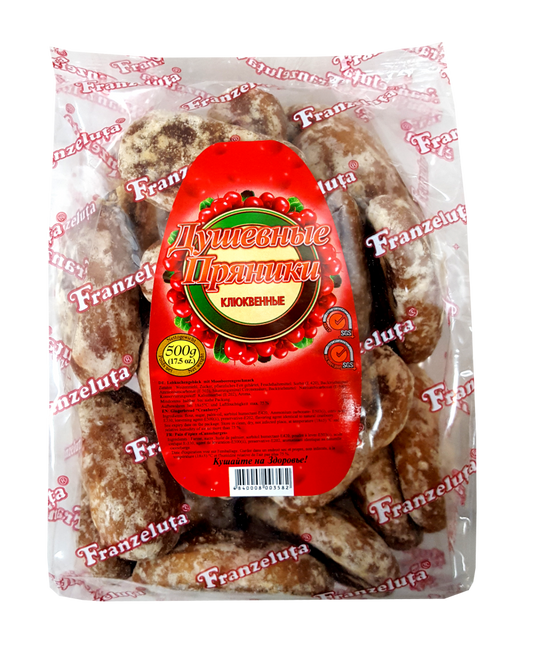 Franzeluta Gingerbread Cookies w/Cranberry 500g