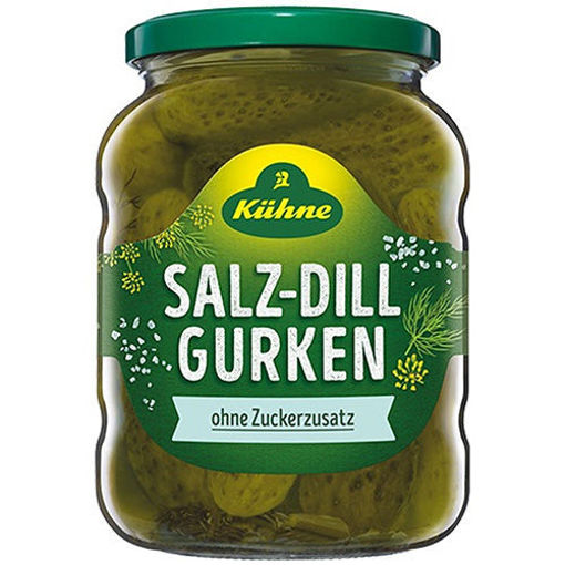 KUHNE Salz-Dill Gurken (Salty & Sour Pickles) 720ml