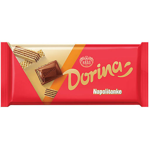 KRAS Dorina Napolitanke Chocolate Bar 100g