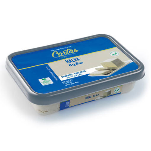 CORTAS Plain Tahini Halva ''Sugar Free'' 454g