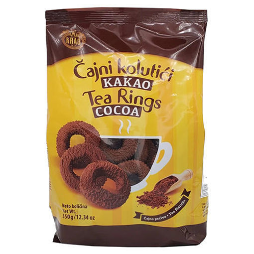 KRAS Tea Rings (Cajni Kolutici) w/Cocoa 800g