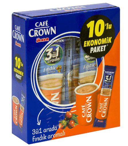 ULKER Cafe Crown Coffee 2in1 Box Flavor 10pc