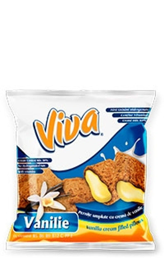 VIVA PILLOWS VANILLA CREAM SNACKS 200g