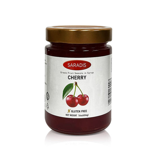 SARADIS Sour Cherry in Sweet Syrup 453g