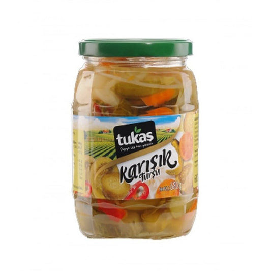 TUKAS Mixed Pickles (Karisik Tursu) 680g