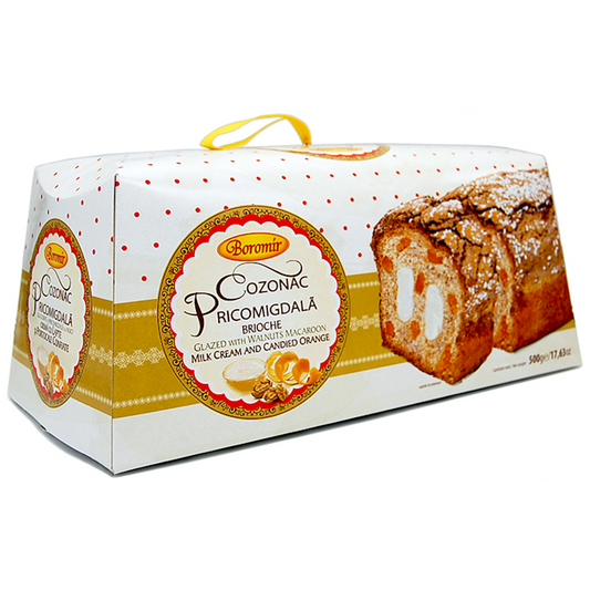 COZONAC W/ CANDIED ORANGE PEEL AND MILK CREAM 500G