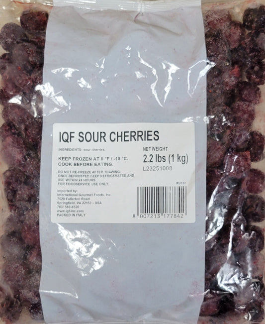 IQF FROZEN SOUR CHERRY PITTED 1KG