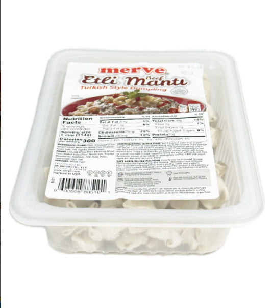 MERVE Frozen Turkish Halal Manti (Beef Dumpling) 340g