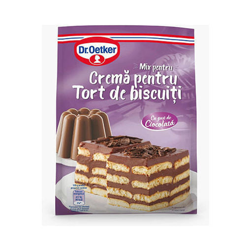 DR. OETKER Chocolate Cream Mix for Biscuits Cake 90g