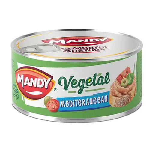 MANDY Vegetable Spread ''Mediterranean'' (Vegetal) 120g