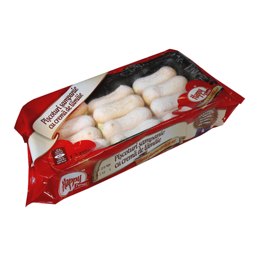 HAPPY FURSEC Ladyfingers w/Lemon (Piscoturi Sampanie Cu Crema de Lamaie) 250g