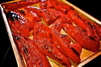 BERRAK Roasted Peppers (Kozlenmis Biber) 720g