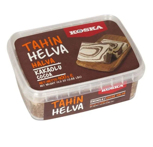 KOSKA Tahin Helvasi w/Cocoa (Tahini Halva) 350g