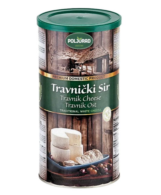 POLJORAD Cow's Milk Cheese (Travnicki Meki Masni Bijeli Sir) 800g