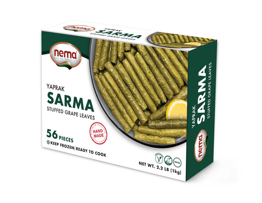 NEMA Yaprak Sarma stuffed grape leaves, 56 pieces, 1 kg