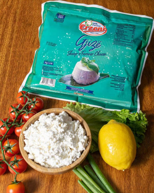 ERZENI Gjizë Sheep Farmer's Cheese 1kg — Albanian sheep milk farmer's cheese