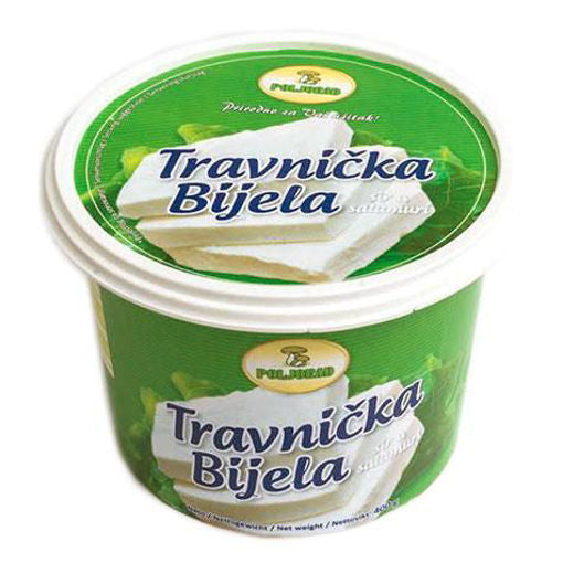 POLJORAD Travnicka Bijela Feta Cow's Milk Cheese 400g