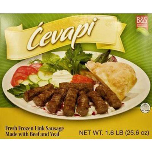 BROTHER&SISTER Cevapi Fresh Frozen Link Sausage 1.6lb (Green Pack)