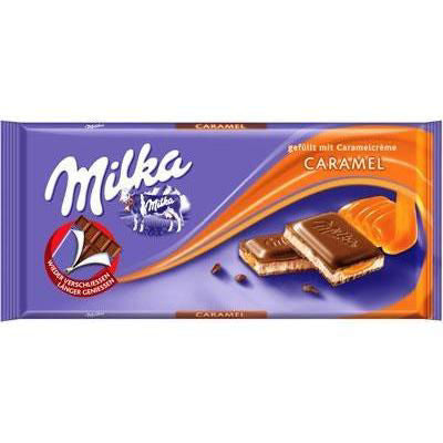 MILKA Caramel Chocolate Bar 100g