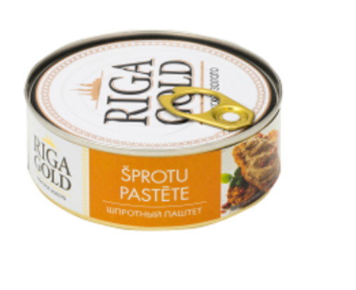 RIGA GOLD Smoked Sprats Pate 240g