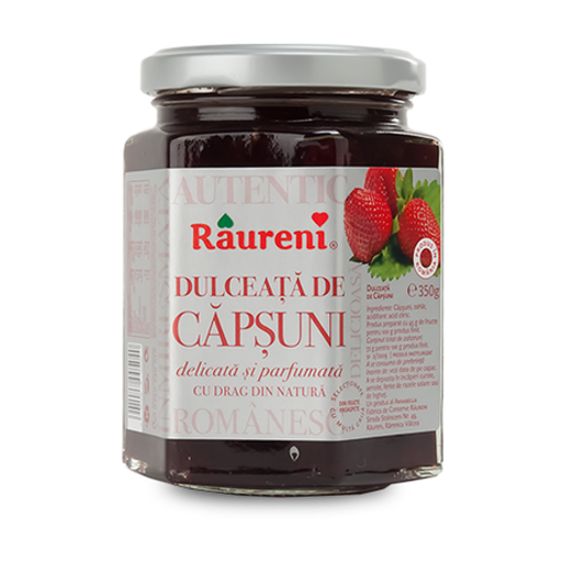 RAURENI Dulceata de Capsuni (Strawberry Preserve) 350g