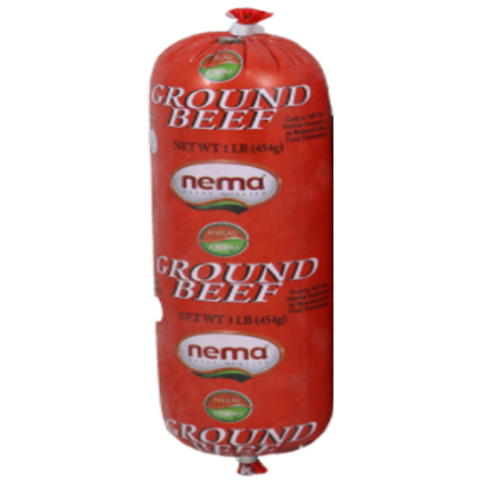 NEMA Frozen Ground Beef 1lb