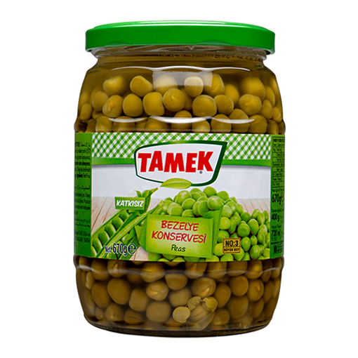 TAMEK Green Peas 670g