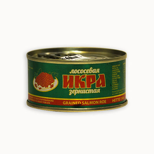 IKRA Grained Salmon Roe in Green Can 131g