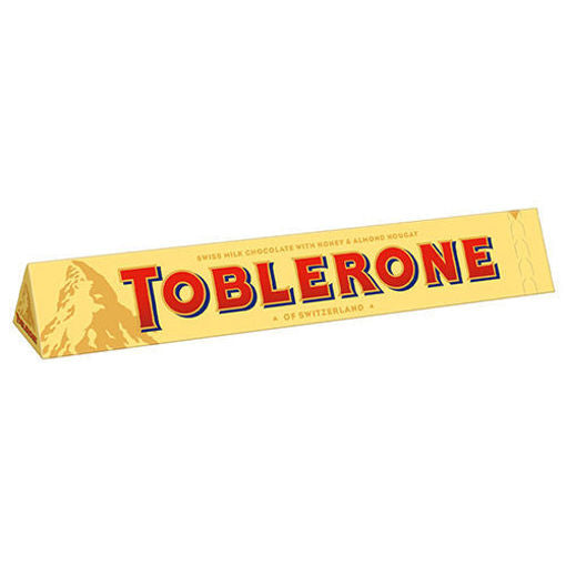 TOBLERONE Swiss Milk Chocolate With Honey & Almond Nougat 100g