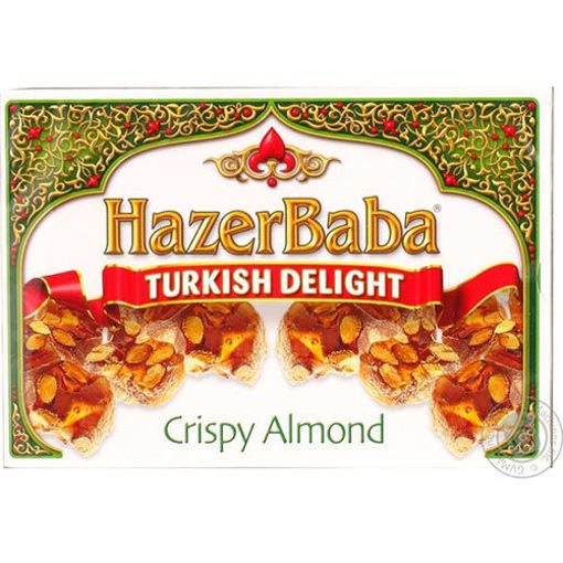 HAZERBABA Crispy Almond Turkish Delight 454g