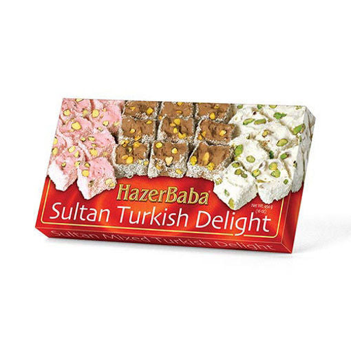 HAZERBABA Mixed Sultan Turkish Delight 454g