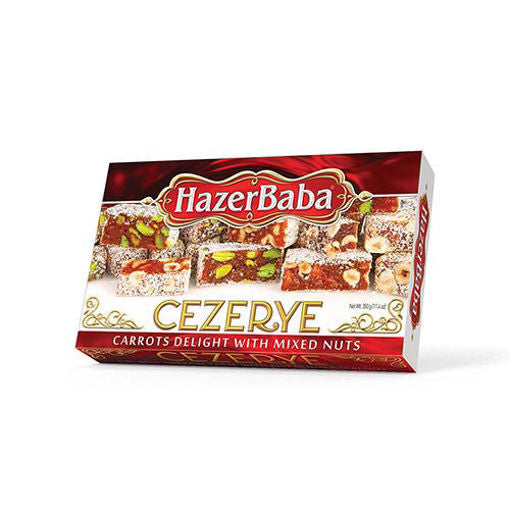 HAZERBABA Turkish Carrot Delight w/Mixed Nuts (Cezerye) 350g